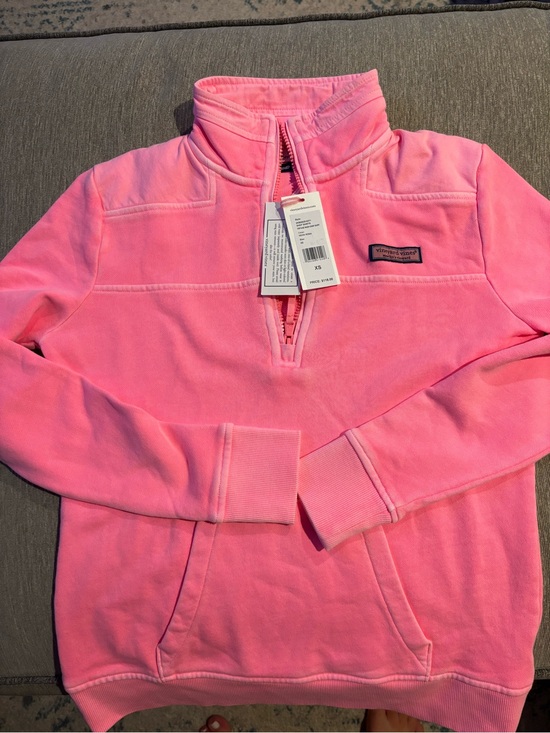 Vineyard Vines Tops - Vineyard Vines Girls' Bright Pink Half-Zip Pullover. XS. new with tags